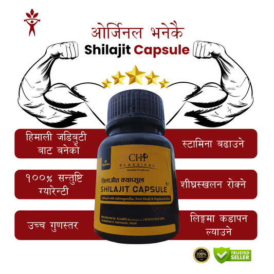 Shilajit Capsule – Energy & Stamina Booster (30 Capsules) – रु. 2500